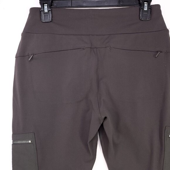 Athleta Pants Women 10 Wander Stash Skinny Pant Cargo Pockets Athletic Fit Green - Picture 5 of 12